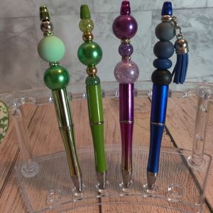 Beaded pens
